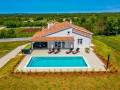 Esterno, Villa Roža con Piscina, Žminj, Istria, Croazia Križanci